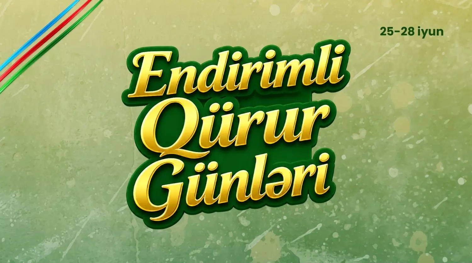 Endirimli Qürur Günləri – Televizor, Mebel və Məişət Texnikalarında Xüsusi Endirimlər