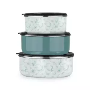 Saxlama qabı Sarina Emaye 6 parça Green
